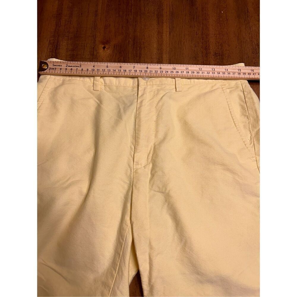 Ralph Lauren Polo Shorts Mens 31 Yellow Flat Front Chino Golf Preston - Picture 5 of 10